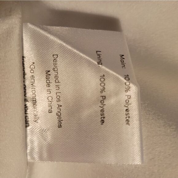 FAME & PARTNERS NWT Ivory strapless gown PROM summer - Picture 8 of 8